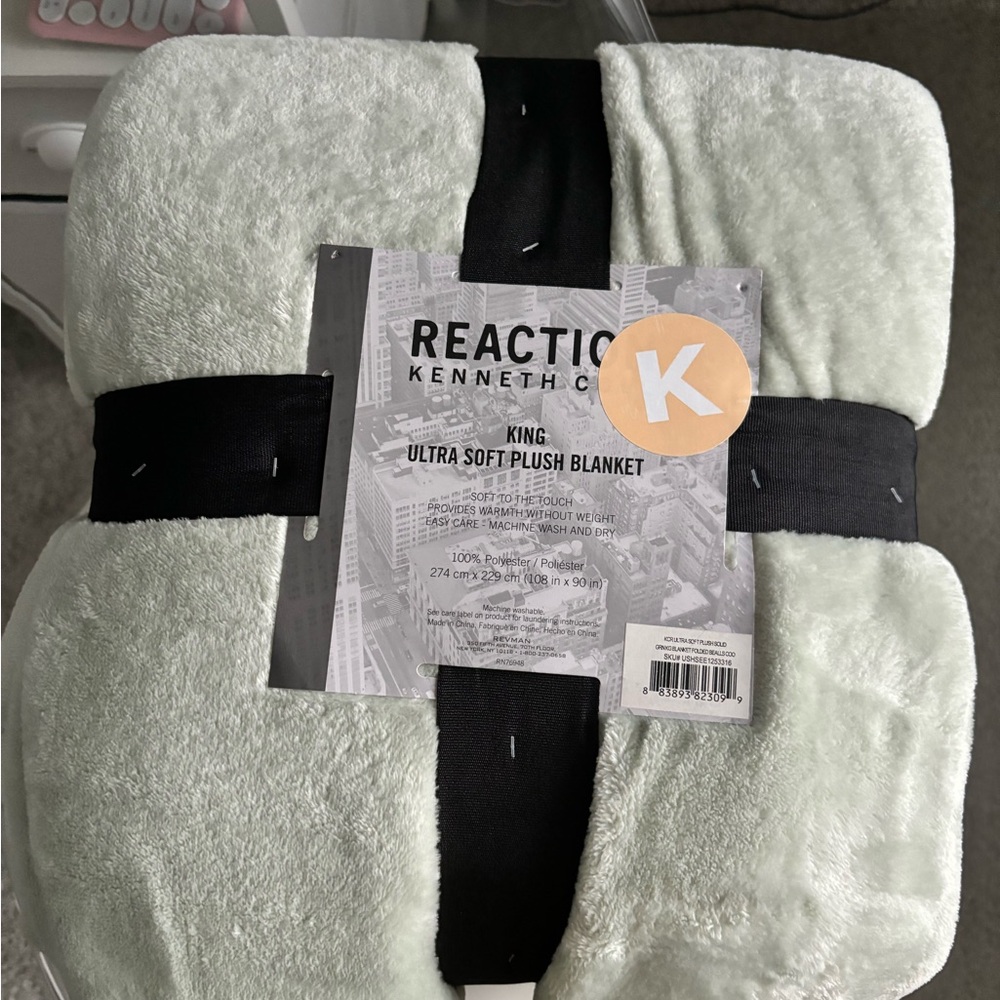 Sage Green King Size Blanket